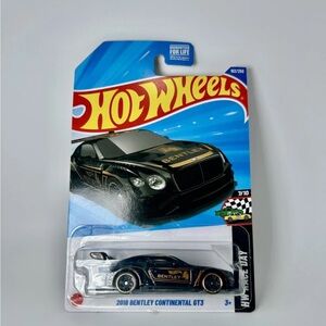 2025 Hot Wheels HW Race Day 2018 Bentley Continental GT3 Black 7/10 New 162/250